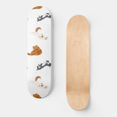 Kat patroon persoonlijk skateboard (Voorkant)