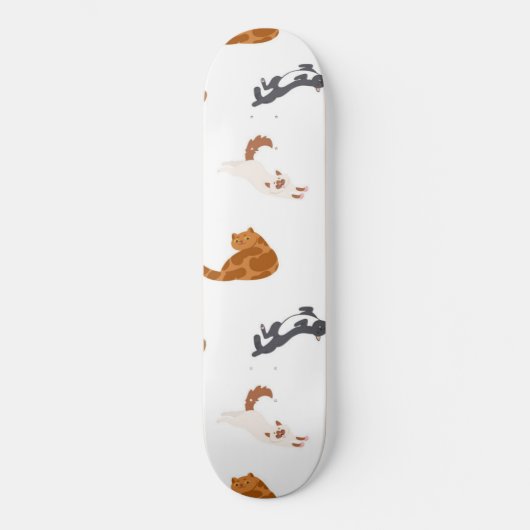 Kat patroon persoonlijk skateboard (Voorkant)