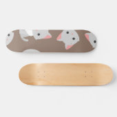 Kat patroon persoonlijk skateboard (Horizontaal)