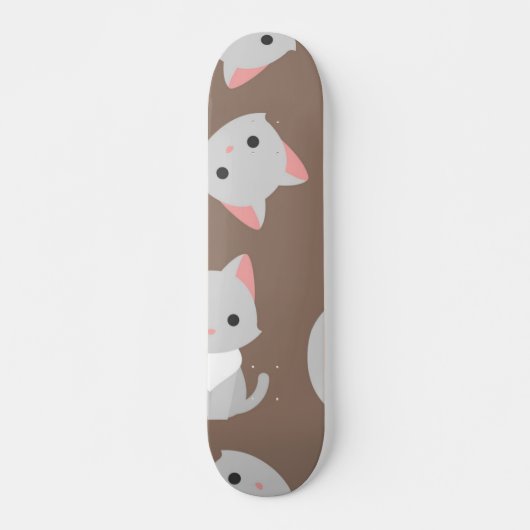 Kat patroon persoonlijk skateboard (Voorkant)