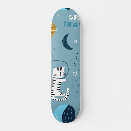 Kat patroon persoonlijk skateboard (Voorkant)