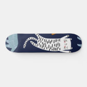 Kat patroon persoonlijk skateboard (Horizontaal)