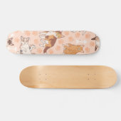 Kat patroon persoonlijk skateboard (Horizontaal)