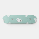Kat patroon persoonlijk skateboard (Horizontaal)