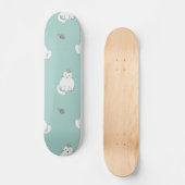 Kat patroon persoonlijk skateboard (Voorkant)