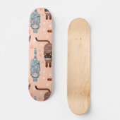 Kat patroon persoonlijk skateboard (Voorkant)