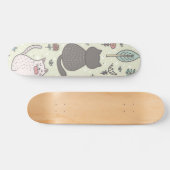 Kat patroon persoonlijk skateboard (Horizontaal)