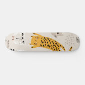 Kat patroon persoonlijk skateboard (Horizontaal)