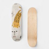 Kat patroon persoonlijk skateboard (Voorkant)
