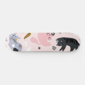 Kat patroon persoonlijk skateboard (Horizontaal)