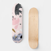 Kat patroon persoonlijk skateboard (Voorkant)