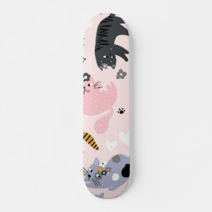 Kat patroon persoonlijk skateboard