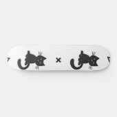 Kat patroon persoonlijk skateboard (Horizontaal)