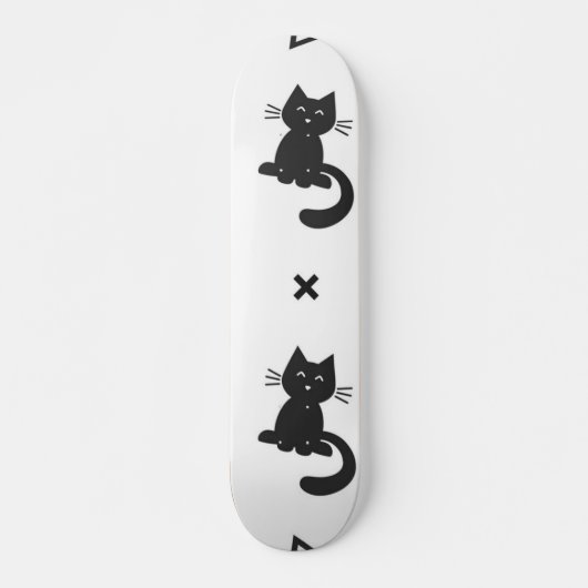 Kat patroon persoonlijk skateboard (Voorkant)