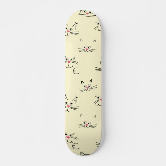 Kat patroon persoonlijk skateboard (Voorkant)