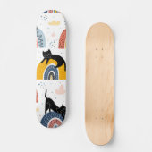 Kat patroon persoonlijk skateboard (Voorkant)
