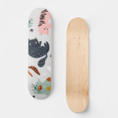 Kat patroon persoonlijk skateboard (Voorkant)