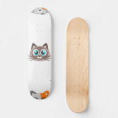 Kat patroon persoonlijk skateboard (Voorkant)