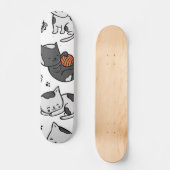 Kat patroon persoonlijk skateboard (Voorkant)