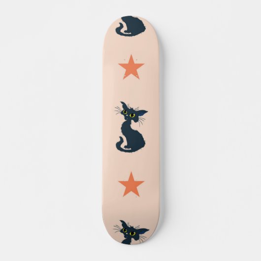 Kat patroon persoonlijk skateboard (Voorkant)