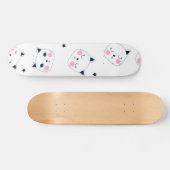 Kat patroon persoonlijk skateboard (Horizontaal)