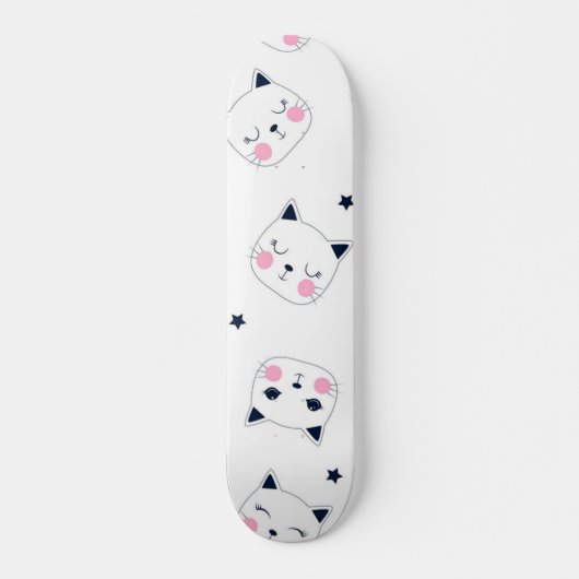 Kat patroon persoonlijk skateboard (Voorkant)