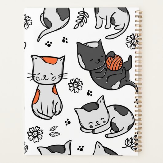 Kat patroon planner (Achterkant)