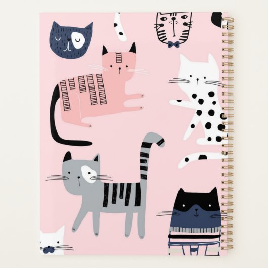 Kat patroon planner (Achterkant)