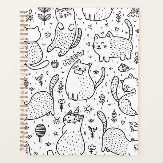 Kat patroon planner (Voorkant)