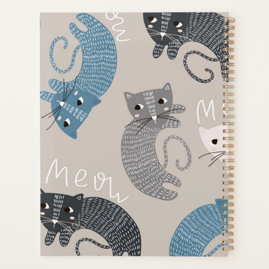 Kat patroon planner (Achterkant)