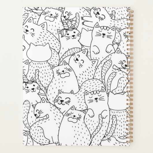 Kat patroon planner (Achterkant)
