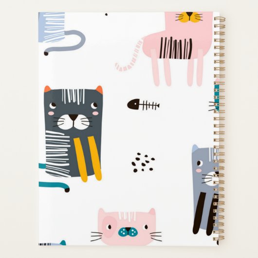 Kat patroon planner (Achterkant)