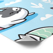 Kat patroon poster (Hoek)