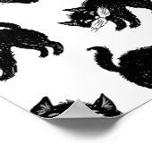 Kat patroon poster (Hoek)