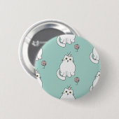 Kat patroon ronde button 5,7 cm (Voorkant /achterkant)
