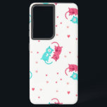 Kat patroon samsung galaxy hoesje<br><div class="desc">Voor echte liefhebbers van katten</div>