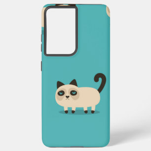 Kat patroon samsung galaxy hoesje