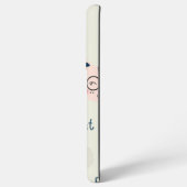 Kat patroon samsung galaxy hoesje (Achterkant horizontaal)