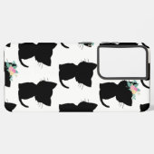 Kat patroon samsung galaxy hoesje (Linkerkant)