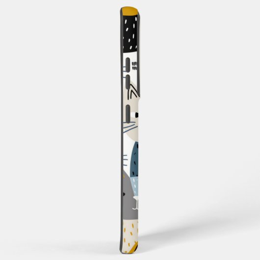 Kat patroon samsung galaxy hoesje (Rechterkant)