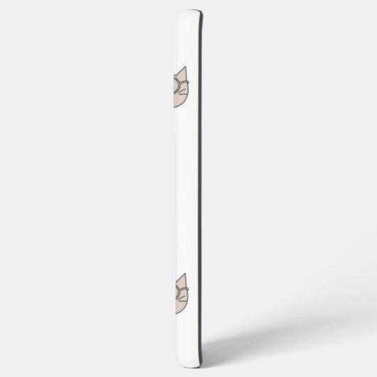 Kat patroon samsung galaxy hoesje (Achterkant horizontaal)