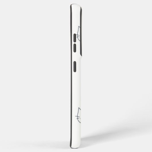 Kat patroon samsung galaxy hoesje (Rechterkant)