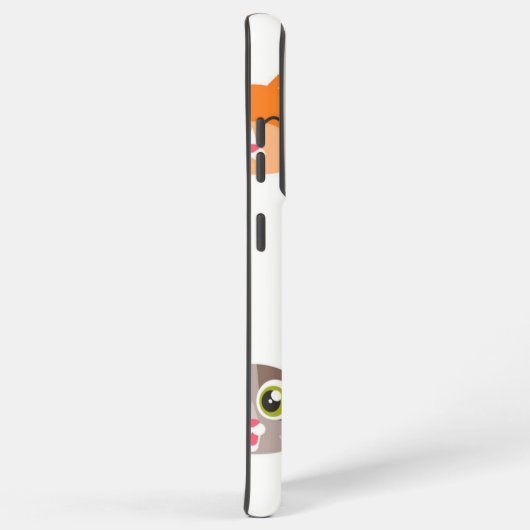 Kat patroon samsung galaxy hoesje (Rechterkant)