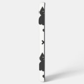 Kat patroon samsung galaxy hoesje (Achterkant horizontaal)