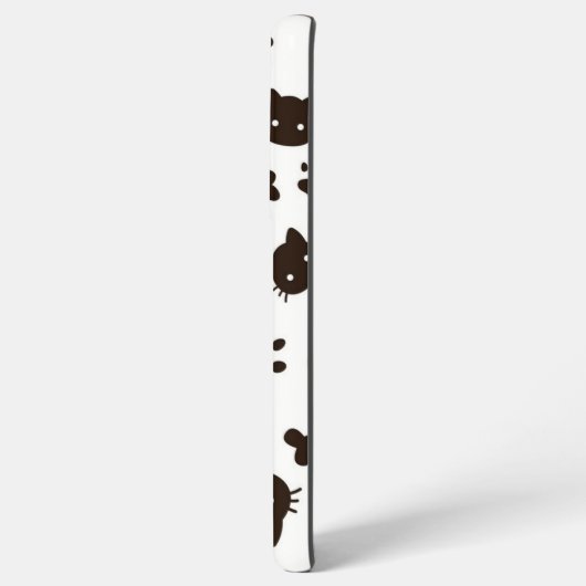 Kat patroon samsung galaxy hoesje (Achterkant horizontaal)