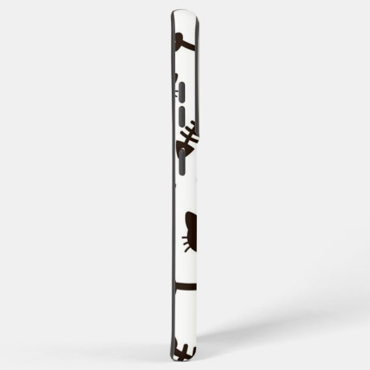 Kat patroon samsung galaxy hoesje (Rechterkant)