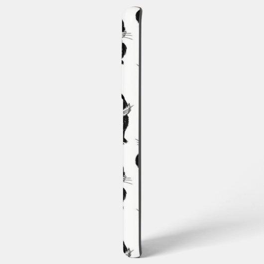 Kat patroon samsung galaxy hoesje (Achterkant horizontaal)