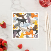 Kat patroon servet (Insitu)