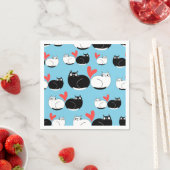 Kat patroon servet (Insitu)