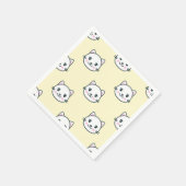 Kat patroon servet (Hoek)